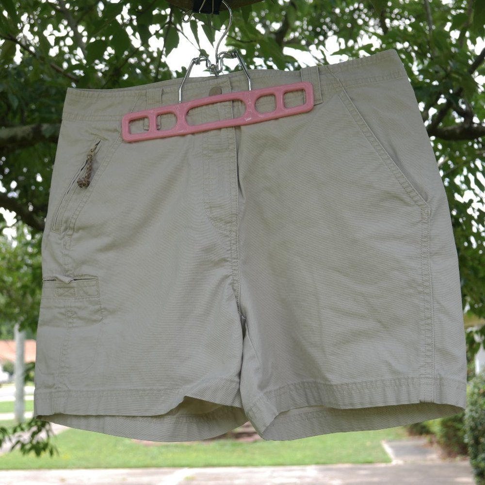LL Bean Light Tan Canvas Shorts